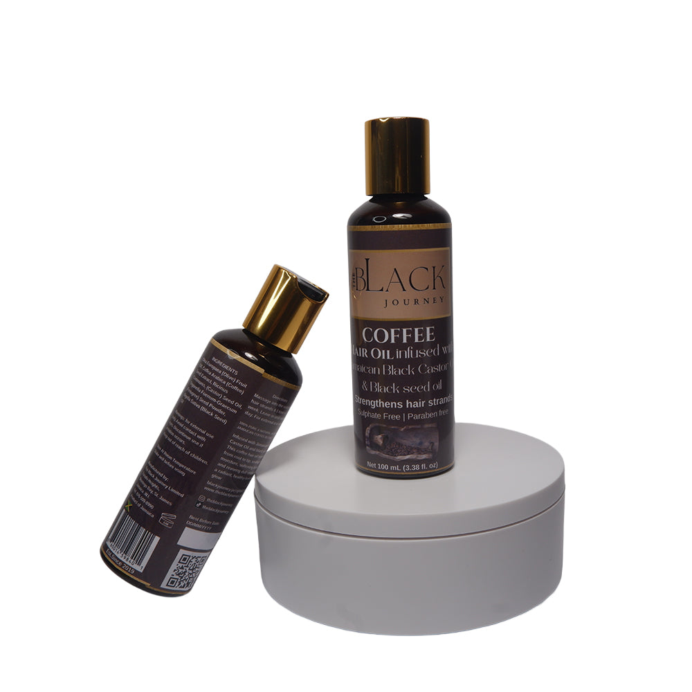 The Black Journey Coffee Hair Oil